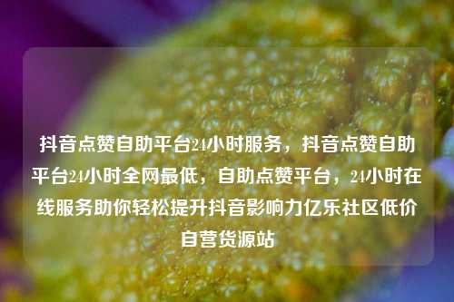 抖音点赞自助平台24小时服务，抖音点赞自助平台24小时全网最低	，自助点赞平台，24小时在线服务助你轻松提升抖音影响力亿乐社区低价自营货源站  第1张